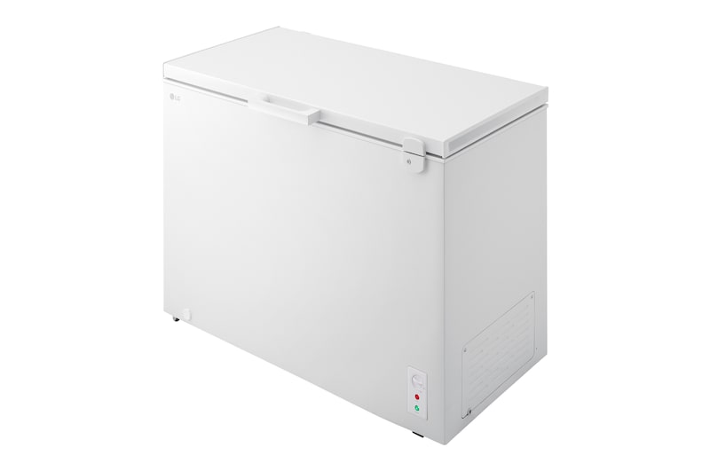 LG chest freezer left side view