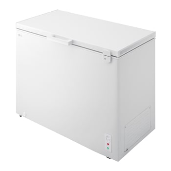 LG chest freezer left side view