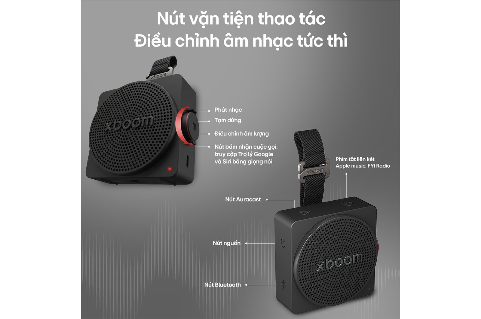 LG xboom Mini tinh chỉnh bởi will.i.am | Loa di động và nhỏ gọn đầy phong cách