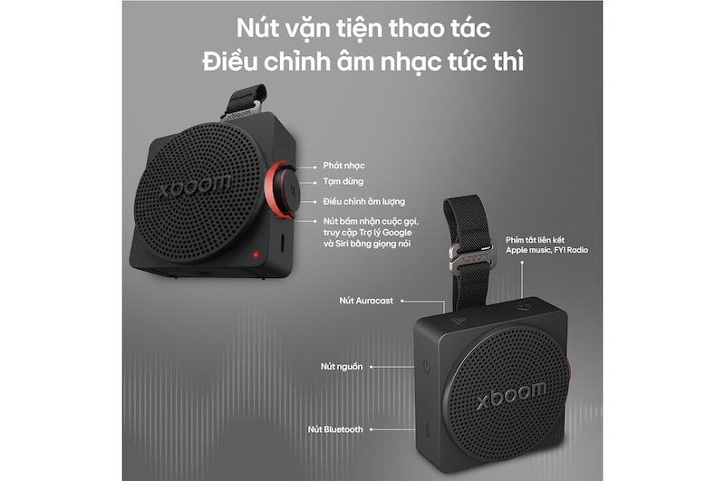 LG xboom Mini tinh chỉnh bởi will.i.am | Loa di động và nhỏ gọn đầy phong cách