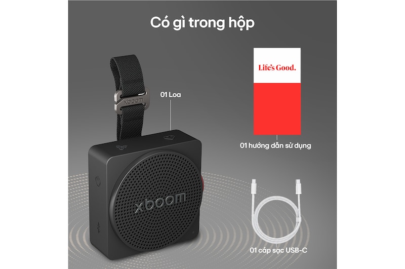 LG xboom Mini tinh chỉnh bởi will.i.am | Loa di động và nhỏ gọn đầy phong cách