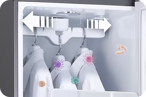 Làm mới quần áo bằng cách loại bỏ mùi hôi