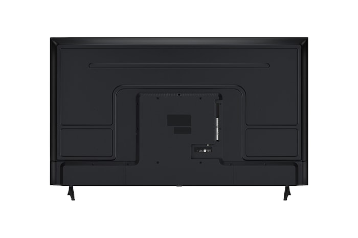 Rear view of LG UHD TV.