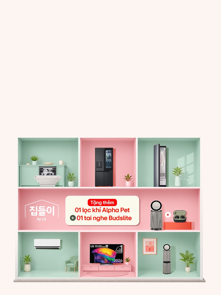 Ưu đãi combo chuẩn Hàn từ LG