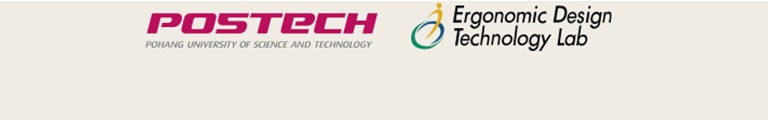 Logo Postech và Ergonomic Design Technology Lab.