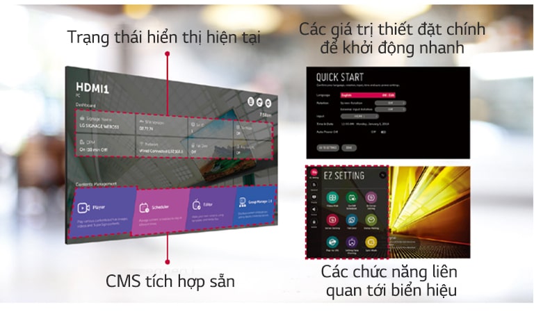 Một số nhiệm vụ có thể thực hiện đồng thời với GUI trực quan.
