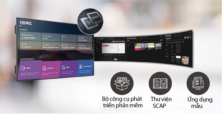 Người dùng có thể thực hiện đồng thời nhiều tác vụ với GUI trực quan.