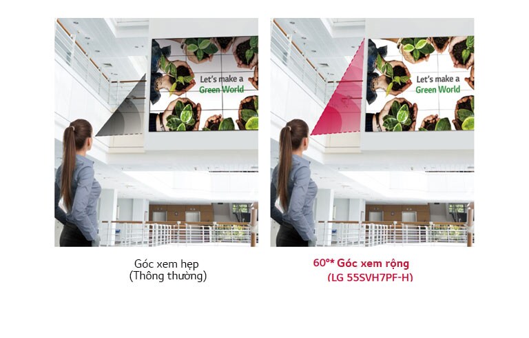 Góc xem cao hơn