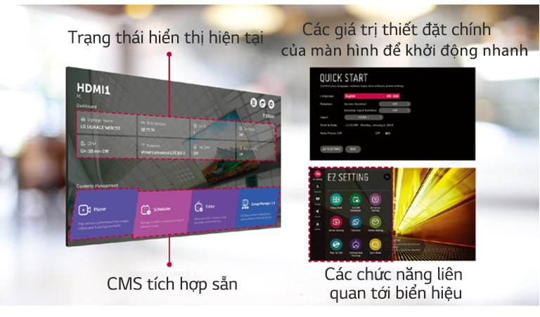 Một số nhiệm vụ có thể thực hiện đồng thời với GUI trực quan.