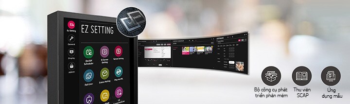 Sản phẩm cải thiện sự thuận tiện cho người dùng bằng cách sử dụng Quad Core SoC và webOS.