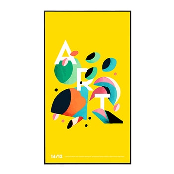 Hình ảnh mặt trước của Màn hình khung mở 55XF3P-B