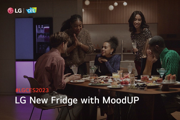 2023 CES LG Refrigerator with MoodUP