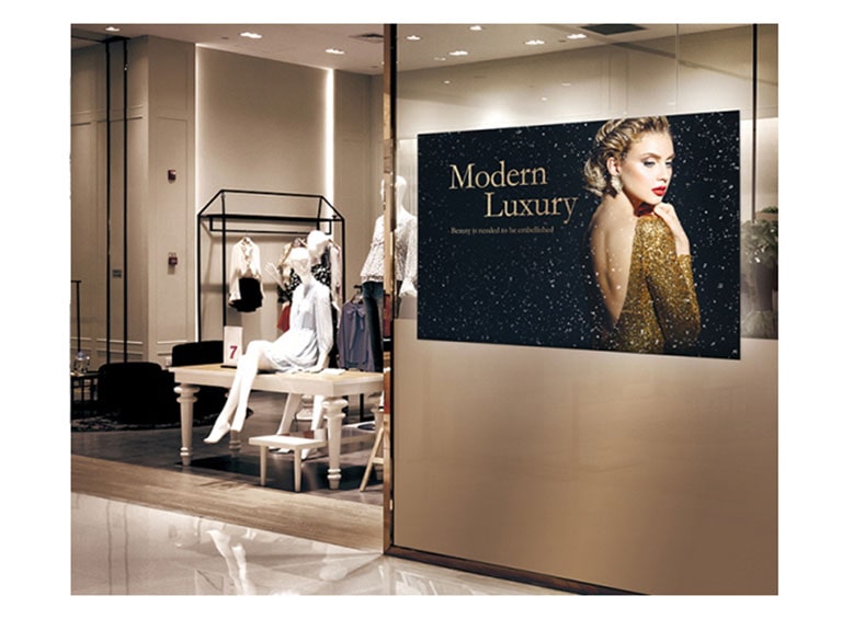 Không gian nghệ thuật với OLED signage của LG1