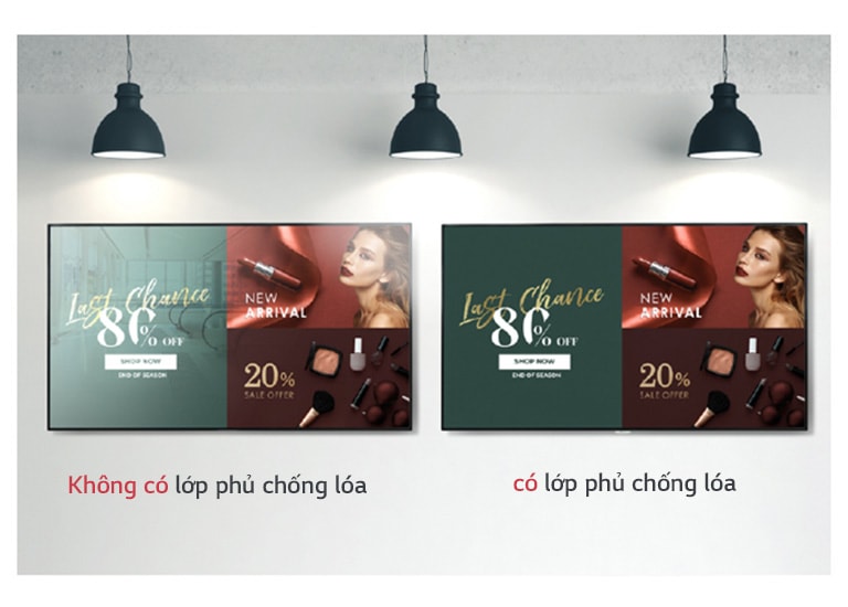 Tầm nhìn rõ ràng với lớp phủ chống lóa1