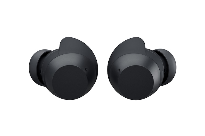 Front view of headphones