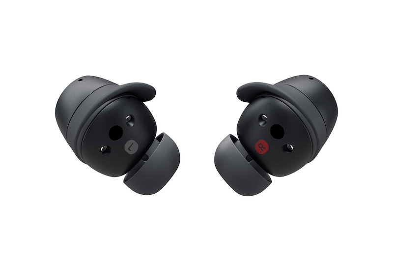 Side view of headphones