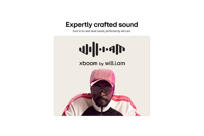 LG Loa tiệc không dây LG xboom Stage 301 tinh chỉnh bởi will.i.am 2.1 kênh công suất 120W mạnh mẽ cùng pin thay thế , STAGE301