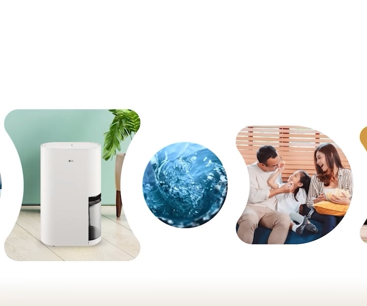 Hình ảnh máy hút ẩm LG sử dụng bọt EI