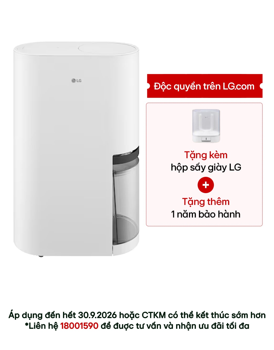 Máy hút ẩm LG DD20GMWE1 - hình ảnh thực tế Máy hút ẩm LG DD20GMWE1 - hình ảnh thực tế