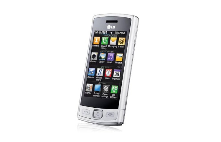 LG Máy chụp ảnh với ống kính zoom quang học, màn hình cảm ứng. , GM360i