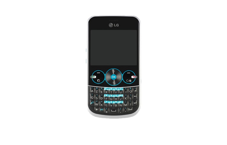 Hình ảnh mặt trước của Bàn phím qwerty, chụp ảnh, nghe nhạc, nhắn tin nhanh. GW300