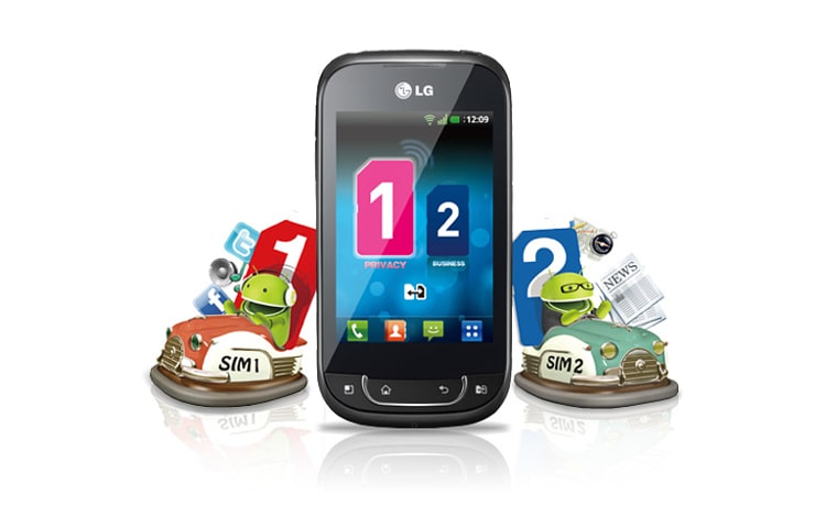 Hình ảnh mặt trước của Android 2.3 Ginger Bread. Màn hình cảm ứng. Giá t/k: 4.200.000VNĐ Optimus Net P698