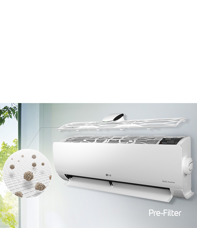 Bắt giữ các hạt bụi thô ngay từ bước lọc đầu.1