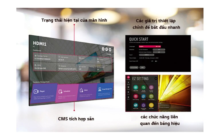 Cấu trúc menu trực quan