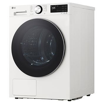 Máy sấy LG 11 kg màu trắng Essence White, góc chụp bên phải