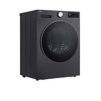 Máy sấy LG 12 kg màu Essence Graphite, góc chụp bên trái