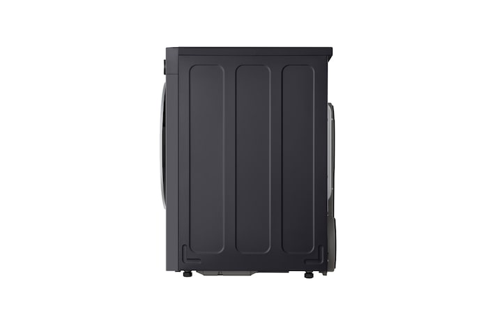 Máy sấy LG 12 kg màu Essence Graphite, góc chụp ngang từ bên hông