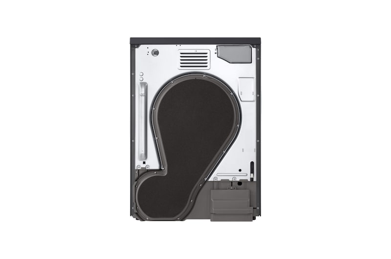 Máy sấy LG 12 kg màu Essence Graphite, góc chụp phía sau