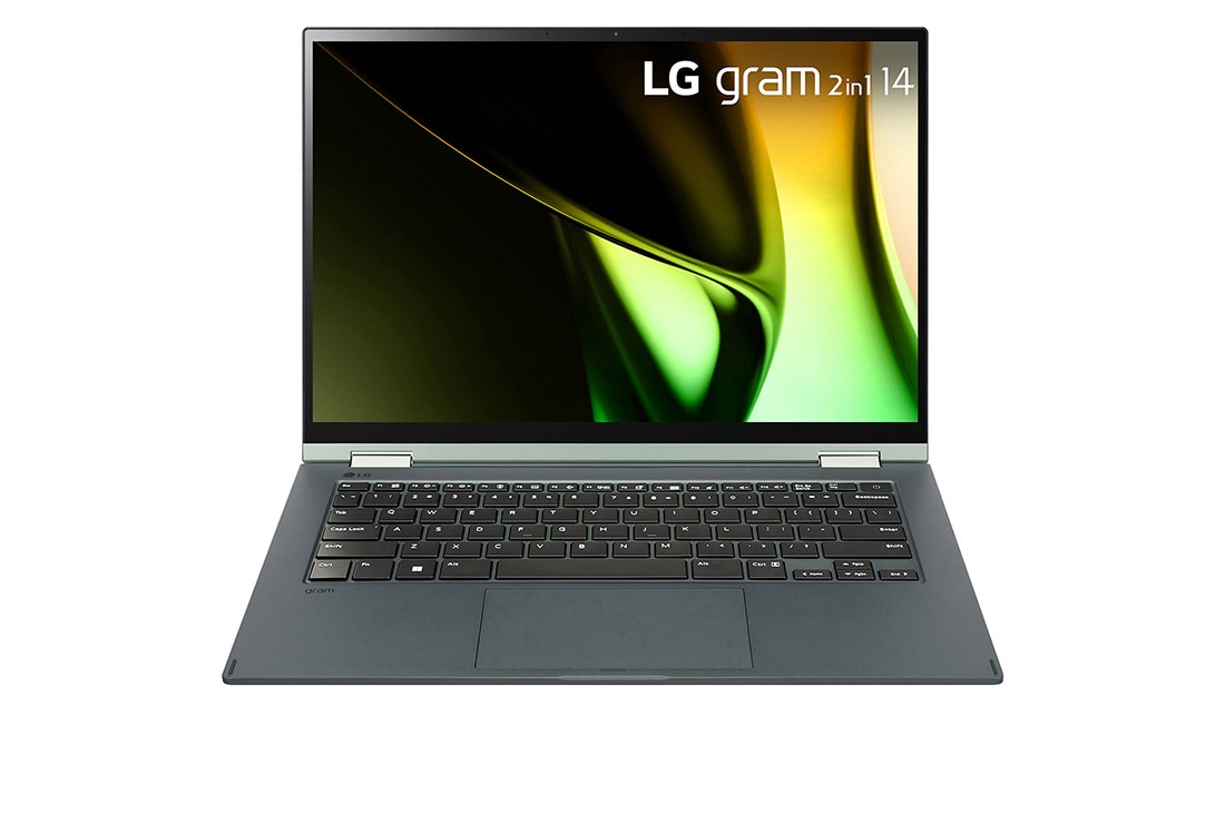 LG Laptop LG gram 2in1 14 inch, Bộ xử lý Intel® Core™ Ultra 5, hệ điều hành Windows Home Plus 11, RAM 16GB SSD 512GB, 14T90S-G.AH55A5