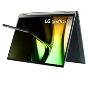 LG Laptop LG gram 2in1 14 inch, Bộ xử lý Intel® Core™ Ultra 5, hệ điều hành Windows Home Plus 11, RAM 16GB SSD 512GB, 14T90S-G.AH55A5