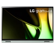 LG Laptop LG gram 2in1 14 inch, Bộ xử lý Intel® Core™ Ultra 5, hệ điều hành Windows Home Plus 11, RAM 16GB SSD 512GB, 14T90S-G.AH55A5