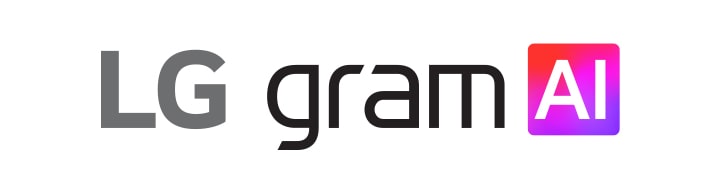 Logo LG gram AI.