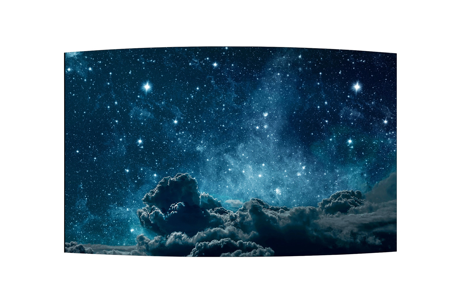Hình ảnh mặt trước của Open Frame cong linh hoạt 55EF5F-L
