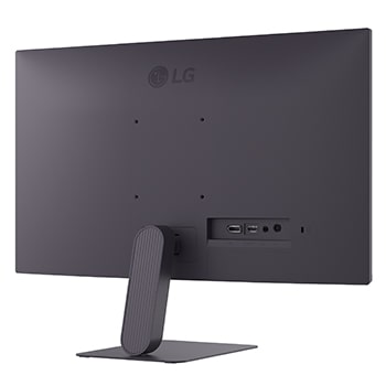 side view of a tilted monitor