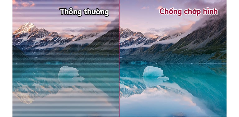 Chống chớp hình: Giảm mỏi mắt