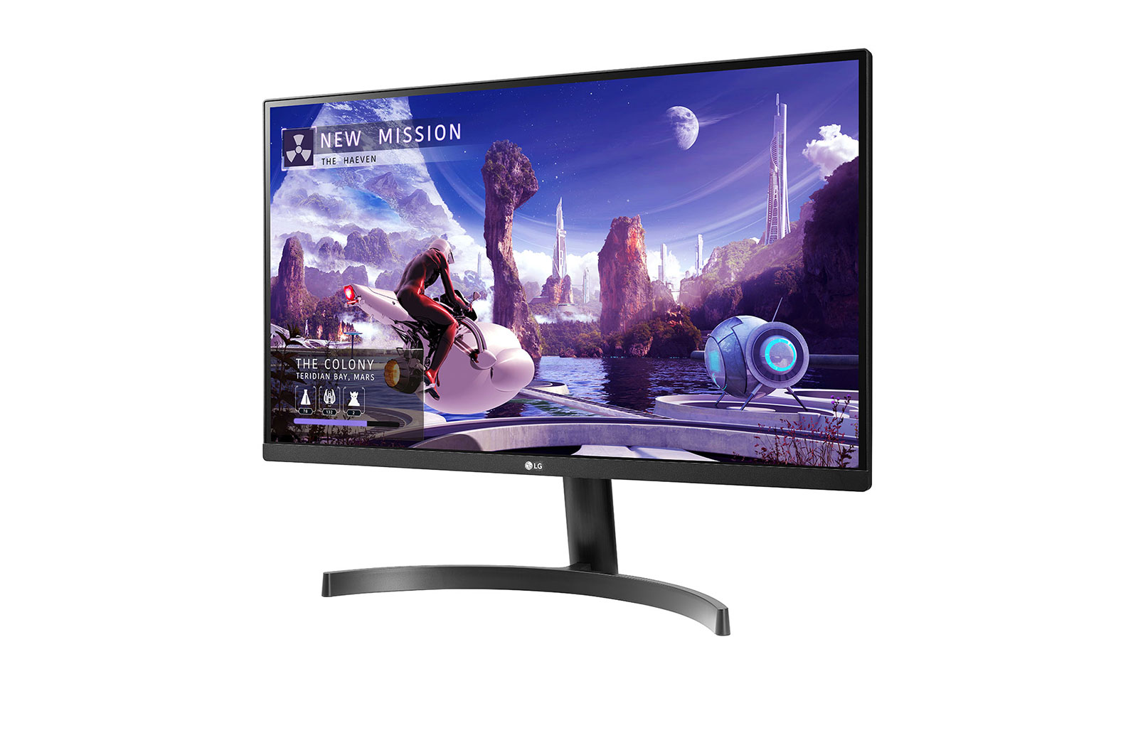 LG Màn hình máy tính LG QHD 27" IPS sRGB over 99% HDR 27QN600-B, 27QN600-B