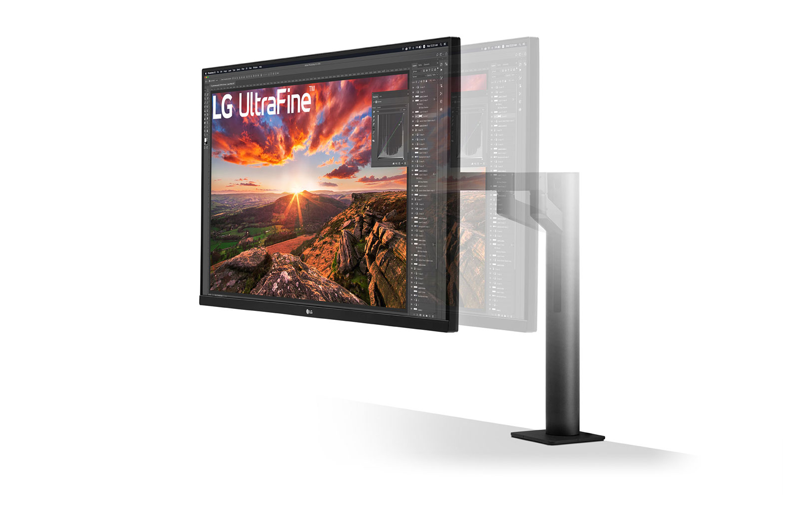 LG Màn hình máy tính LG UltraFine™ UHD 31.5" IPS HDR 10 USB Type-C™ Ergo stand 32UN880K-B, 32UN880K-B