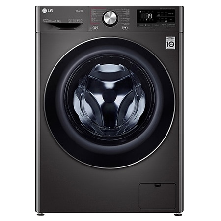 Máy giặt lồng ngang LG AI DD™ Inverter 11kg màu đen FV1411S3B