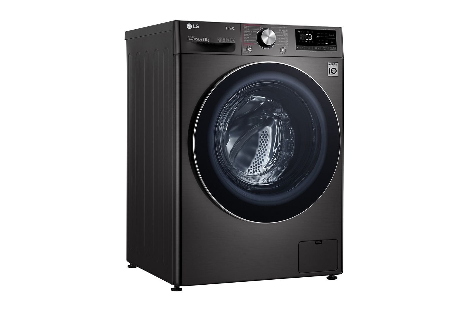 LG Máy giặt lồng ngang LG AI DD™ Inverter 11kg màu đen FV1411S3B, FV1411S3B