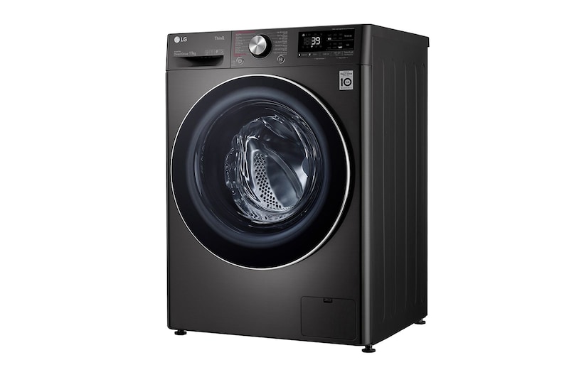 LG Máy giặt lồng ngang LG AI DD™ Inverter 11kg màu đen FV1411S3B, FV1411S3B