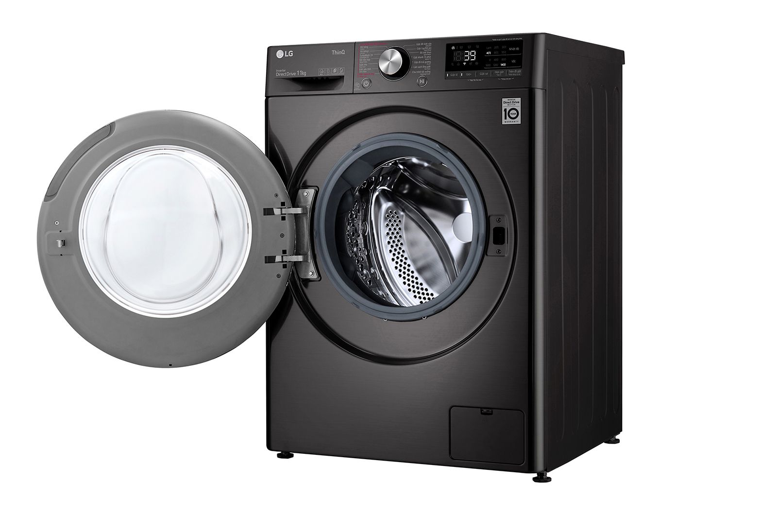 LG Máy giặt lồng ngang LG AI DD™ Inverter 11kg màu đen FV1411S3B, FV1411S3B