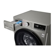 LG Máy giặt lồng ngang LG AI DD™ Inverter 11kg màu xám FV1411S4P, FV1411S4P