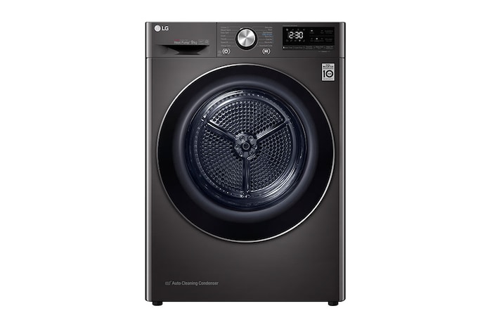 LG Máy sấy LG DUAL Inverter Heat Pump™ 9kg màu đen DVHP09B, DVHP09B