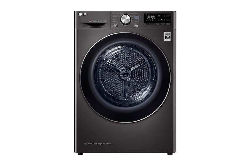LG Máy sấy LG DUAL Inverter Heat Pump™ 9kg màu đen DVHP09B, DVHP09B