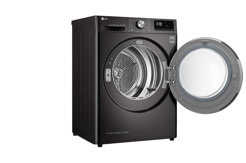LG Máy sấy LG DUAL Inverter Heat Pump™ 9kg màu đen DVHP09B, DVHP09B