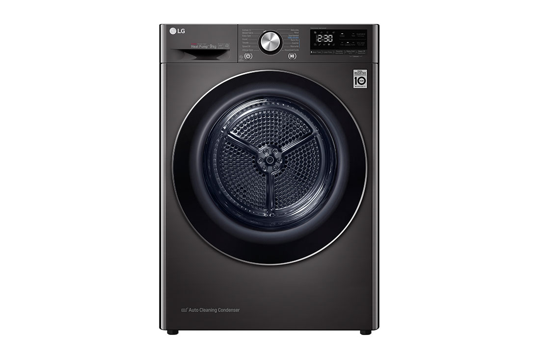 Máy sấy LG DUAL Inverter Heat Pump™ 9kg màu đen DVHP09B